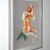 21 oil ink pastel frame