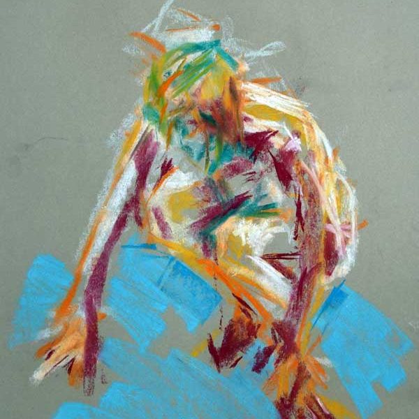 About to – Oil Pastel