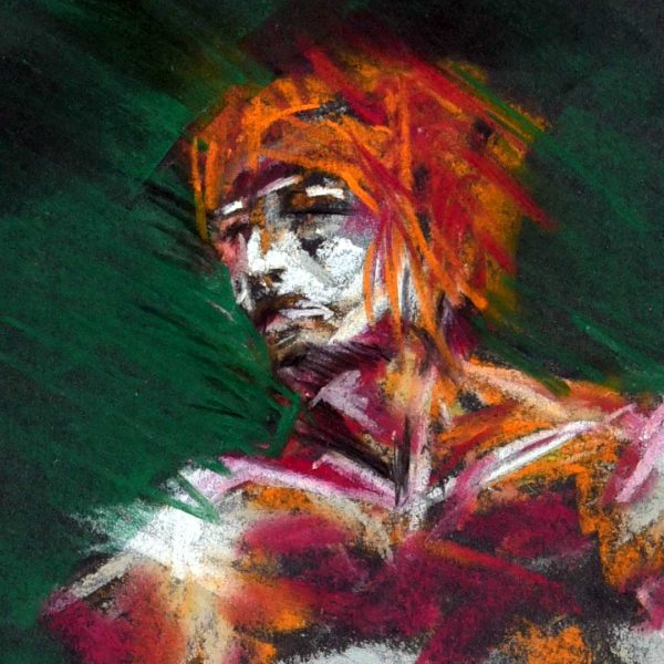 Redhead – Oil Pastel