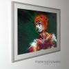 24 oil ink pastel frame